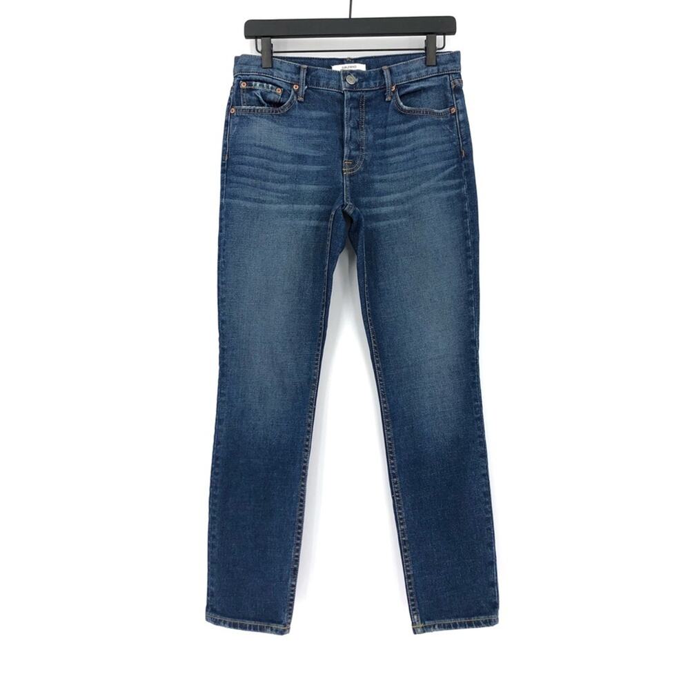 GRLFRND Yasmin Mid Rise Jean Blue Denim 27